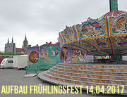 Sie bauen schon:  Aufbau 53. Frühlingsfest München 2017 - Fotos und Video vom 14.04.2017 (©Foto: Martin Schmitz)